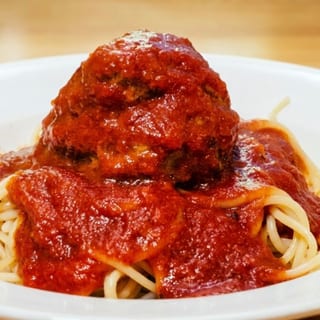 Kid's Tomato Sauce Pasta with Meatball