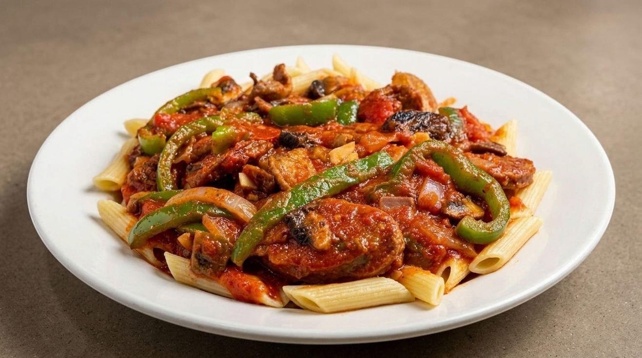 Sausage Cacciatore Pasta.