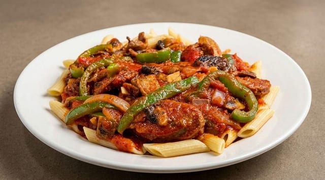 Sausage Cacciatore Pasta.