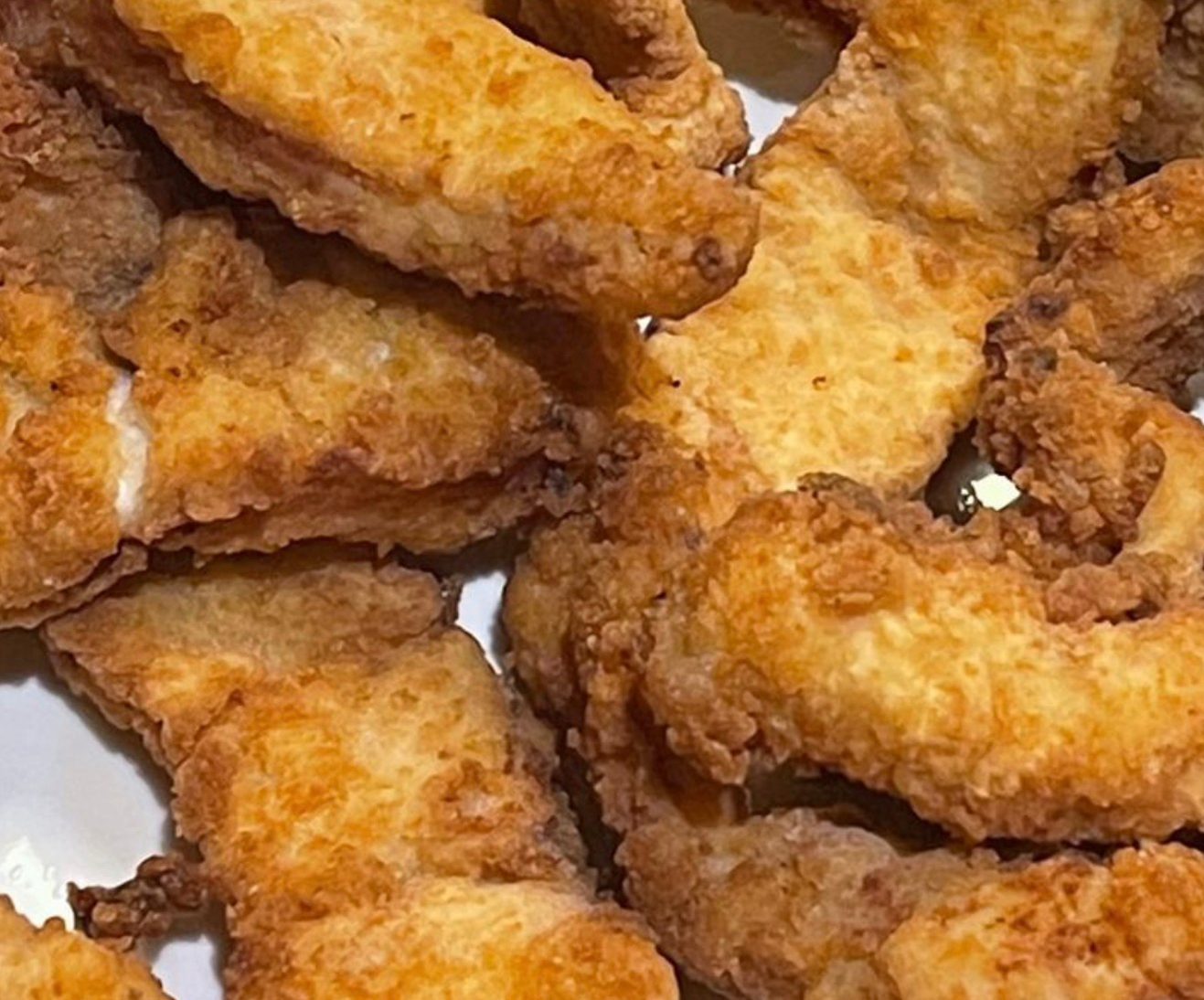 Golden Fried Chicken Fingers.