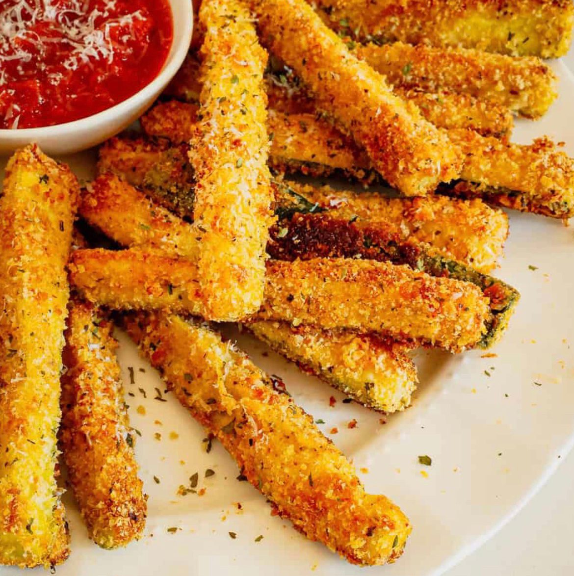 Fried Zucchini Sticks.