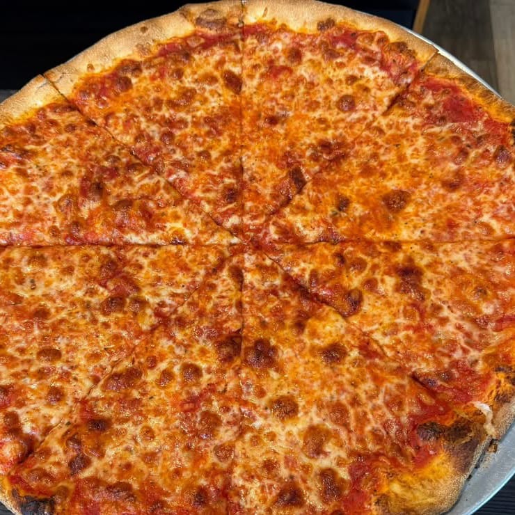 NY Style Cheese Pizza.