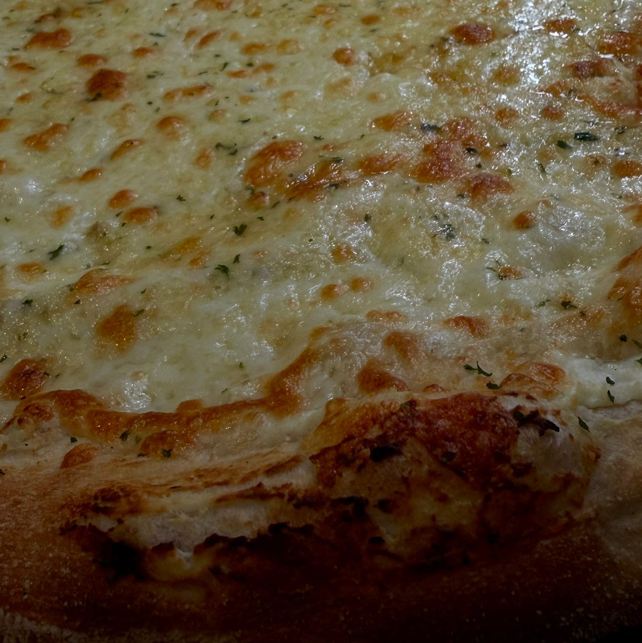 #1 Pizza Bianca.