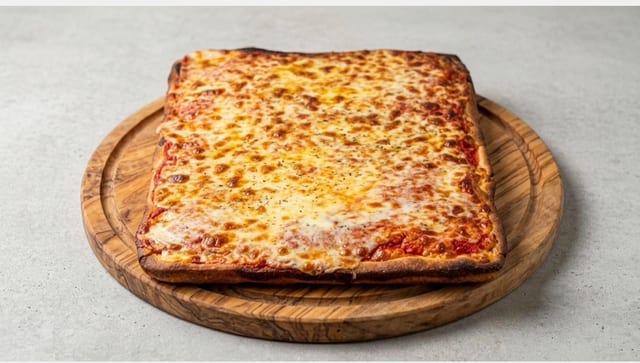 Sicilian Cheese Pan Pizza.