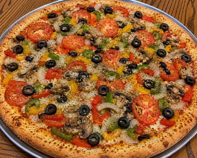 Gino's Veggie Pizza.