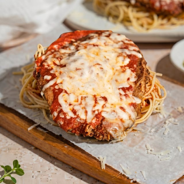 Veal Cutlet Parmigiana Sub.